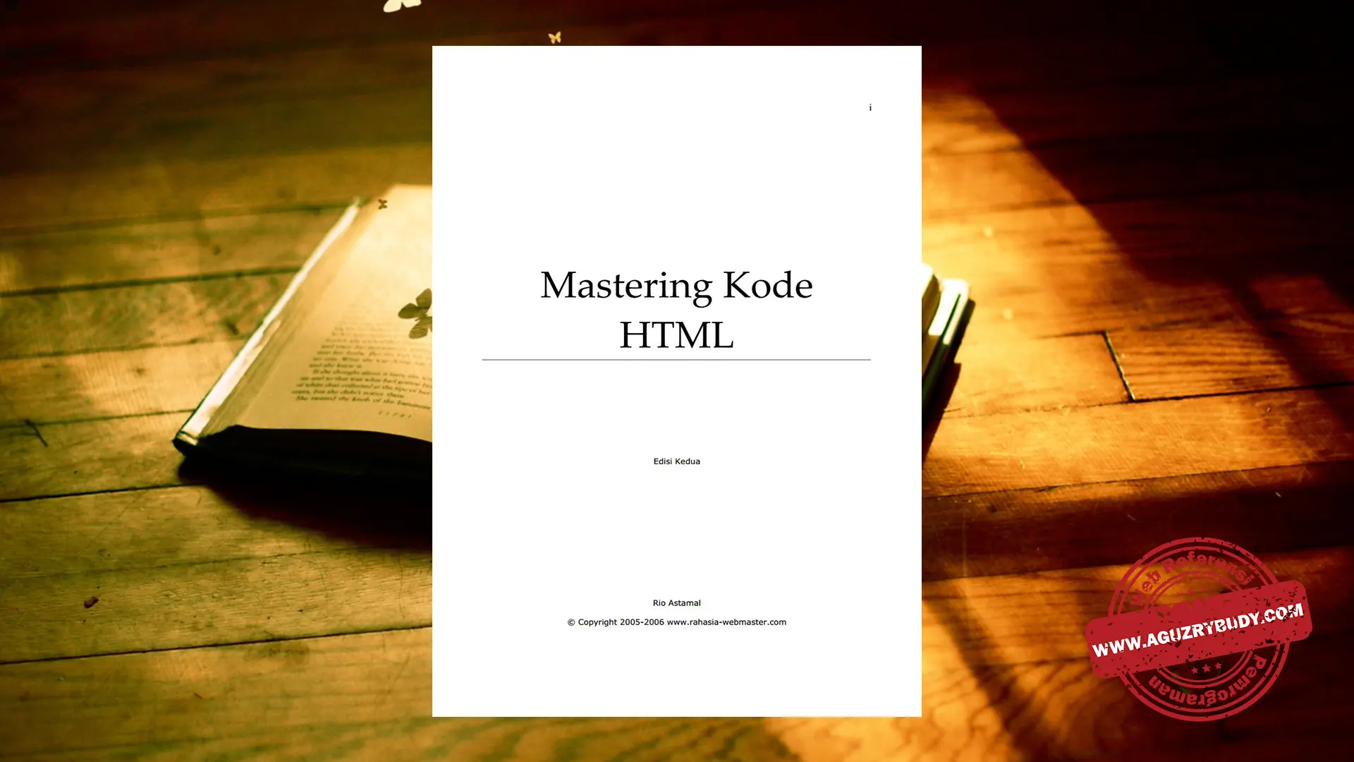 Ebook Mastering Kode HTML